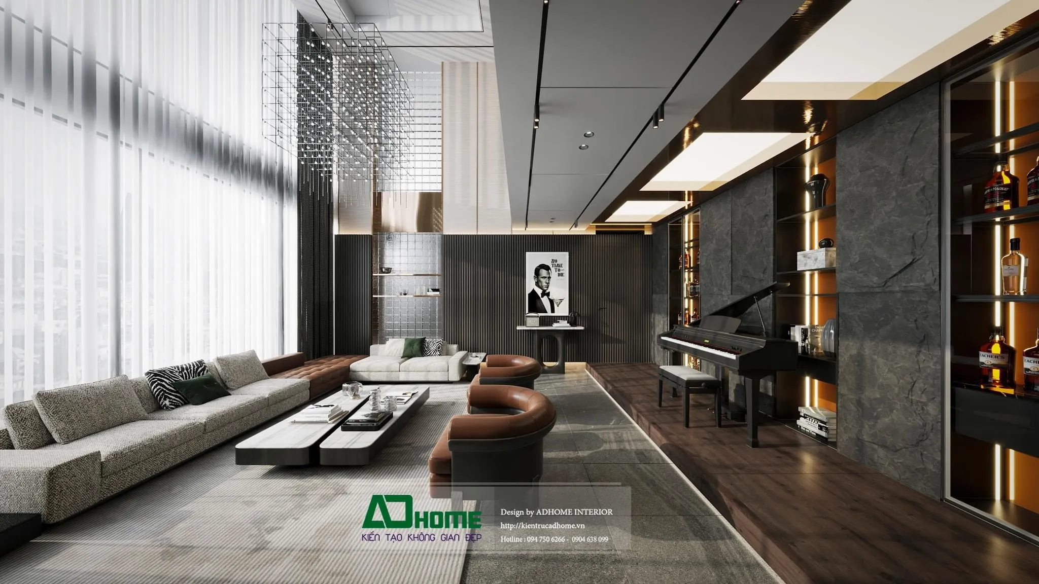 Thiết kế nội thất nhà phố