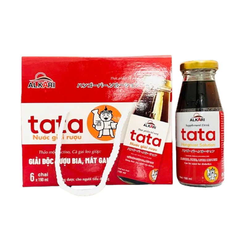 Nước Giải Rượu Tata ALKARI 190 ml (Hộp 6 chai)