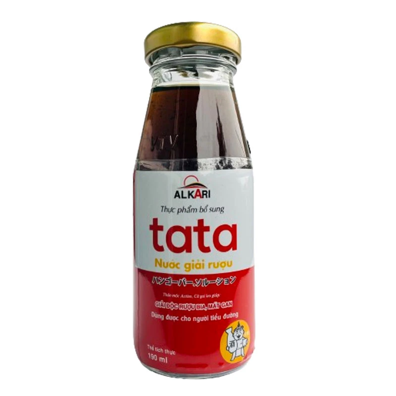 Nước Giải Rượu Tata ALKARI 190 ml (Hộp 12 chai)