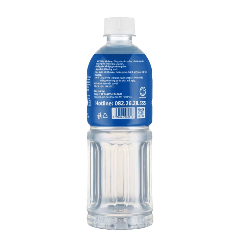 Nước bù khoáng & điện giải ALKARI Ion Plus 510ml