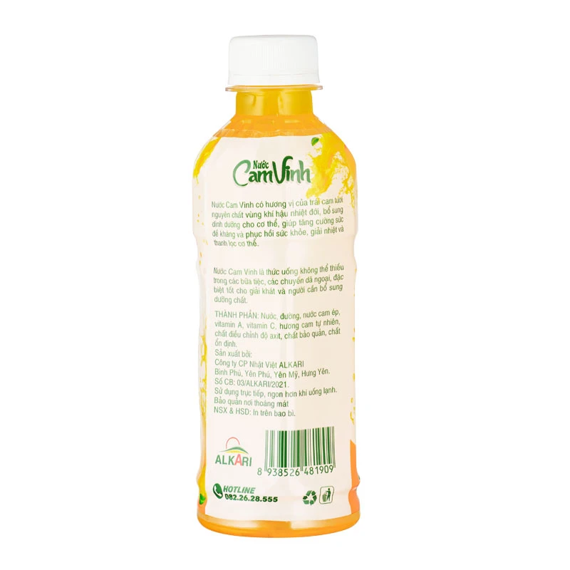Cam Vinh ALKARI (290mlx24 chai)