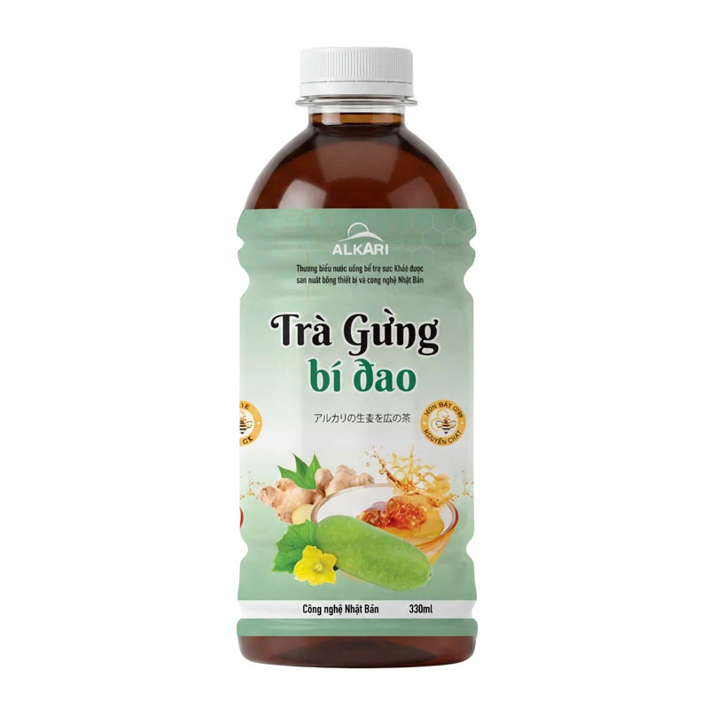 Trà gừng bí đao ALKARI (330mlx24 chai)