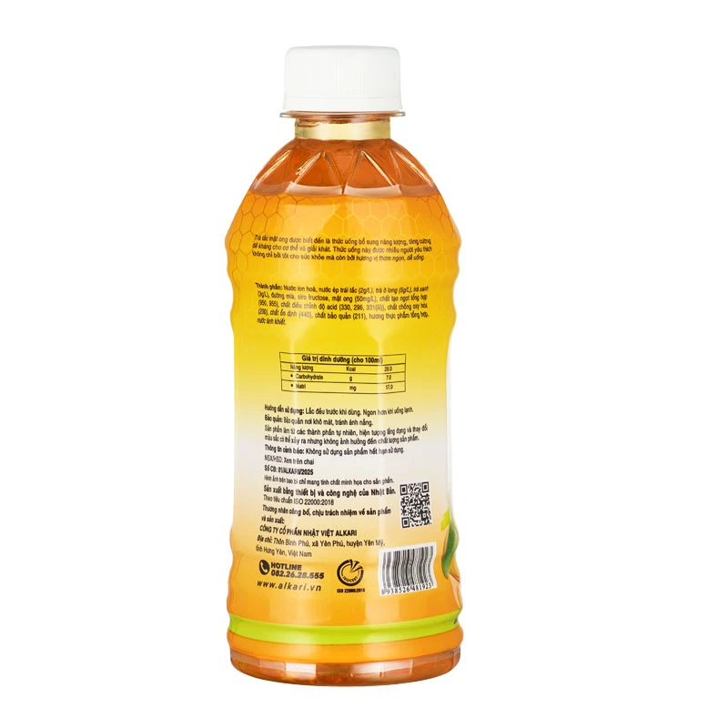 Trà tắc mật ong ALKARI (330mlx24 chai)